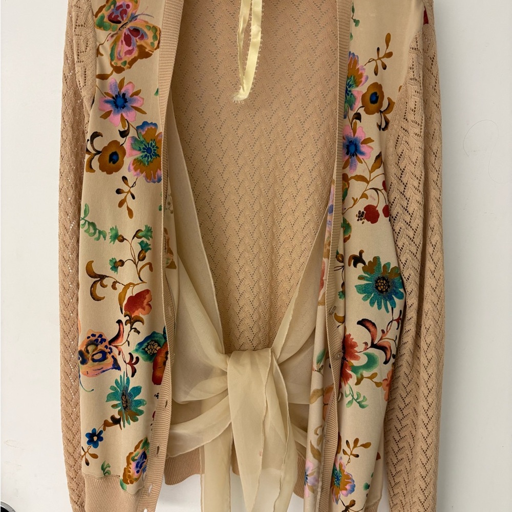 Etcetera Multicolor Floral Women's Cardigan